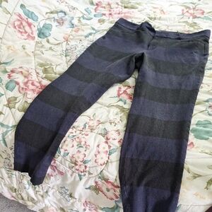 Banana Republic Black and Gray Straight Leg Pants